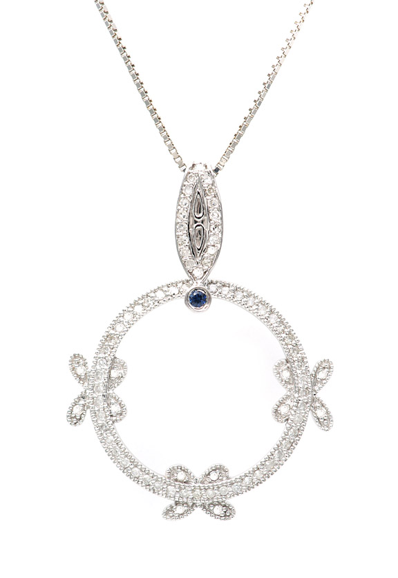 18K Turtle Diamond Pendant