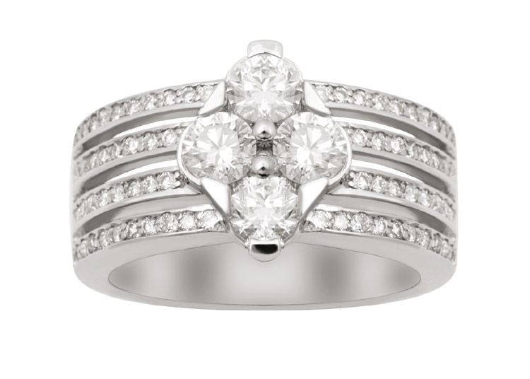 18K Gold  Big Diamond Ring  for Men