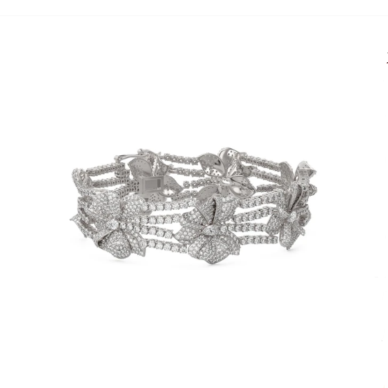 Bowknot Fully Paved Diamonds Elegant Bracelet